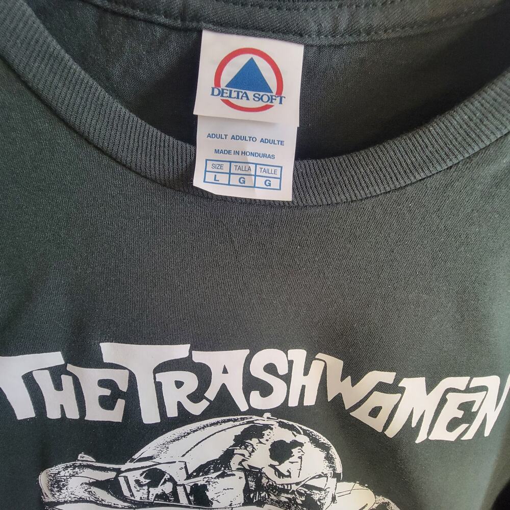 the trashwomen  band   t shirt size   large forest green
